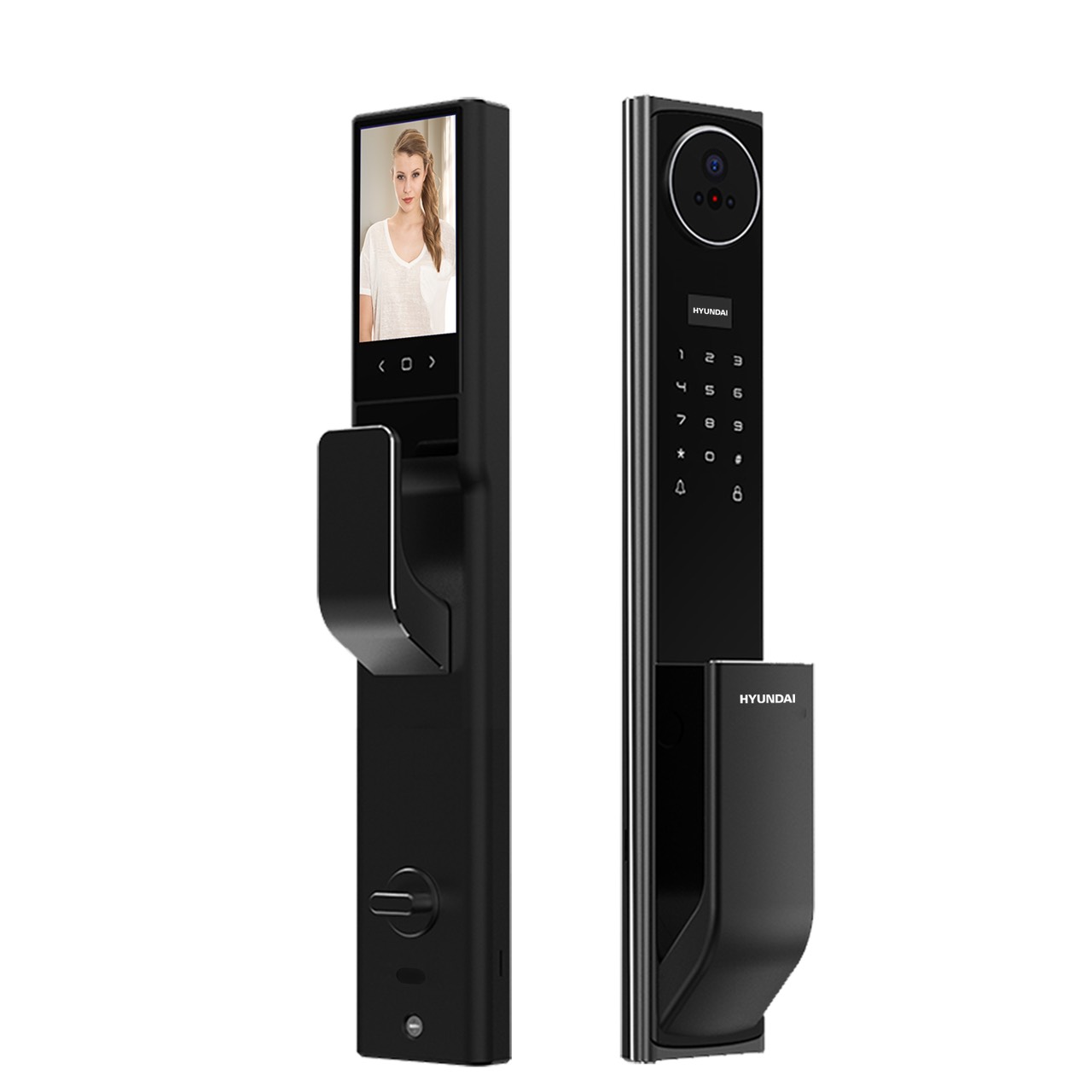 KHÓA CỬA ĐIỆN TỬ HYUNDAI  HY-SLA911F BLACK