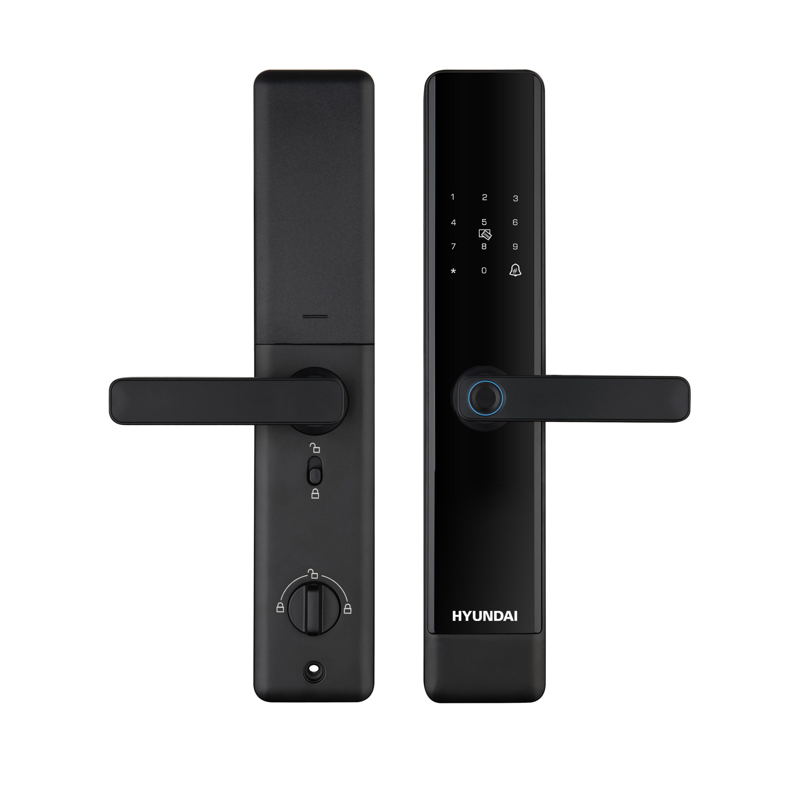 KHÓA CỬA ĐIỆN TỬ HYUNDAI HY-SL007-BLACK – Hyundai Smarthome